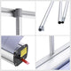 TheDisplayOutlet 10-Piece 33" Roll Up Retractable Banner Stand Economy Wholesale Image