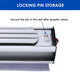 TheDisplayOutlet 33"x79" Retractable Banner Stand with Light for Trade Show Image