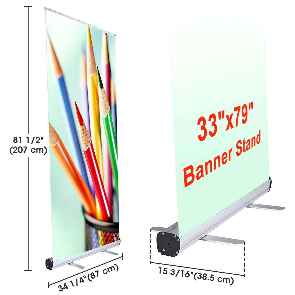 Standard Retractable Banner Stand Custom Printed Graphics 33