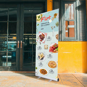 TheDisplayOutlet 10-Piece 33" Roll Up Retractable Banner Stand Economy Wholesale Image