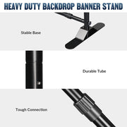 10x8 ft Adjustable Telescopic Trade Show Banner Stand