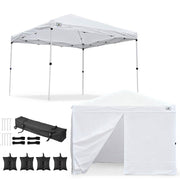 TheDisplayOutlet 10x10 Pop Up Canopy for Vendors, Incl. Carry Bag, Opt. Sidewalls Image