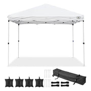 TheDisplayOutlet 10x10 Pop Up Canopy for Vendors, Incl. Carry Bag, Opt. Sidewalls, Rolling Bag Image