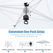 TheDisplayOutlet 10x10 Pop Up Canopy for Vendors, Incl. Carry Bag, Opt. Sidewalls Image