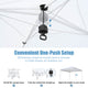 TheDisplayOutlet 10x10 Pop Up Canopy for Vendors, Incl. Carry Bag, Opt. Sidewalls Image