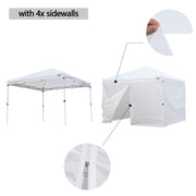 TheDisplayOutlet 10x10 Pop Up Canopy for Vendors, Incl. Carry Bag, Opt. Sidewalls Image