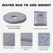 TheDisplayOutlet Teardrop Flag Pole Kit - 10-Pack, Base of Your Choice Image