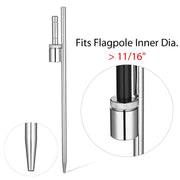 TheDisplayOutlet Teardrop Flag Pole Kit - 10-Pack, Base of Your Choice Image