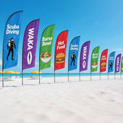 TheDisplayOutlet Feather Flag Spike Base 10ct. 20in. Image