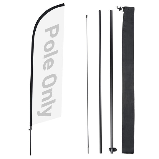 Feather Flag Pole Kit - 10-Pack, Base of Your Choice