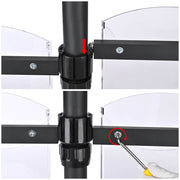 TheDisplayOutlet Letter Size/A4 Clear Acrylic Holder for Prize Wheels Image