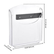 TheDisplayOutlet Letter Size/A4 Clear Acrylic Holder for Prize Wheels Image