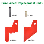 TheDisplayOutlet WinSpin Pegs & Red Pointers Prize Wheel Replacement Parts Image