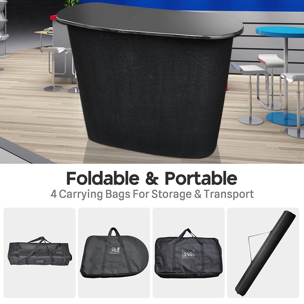 Portable Pop Up Trade Show Display Podium Counter