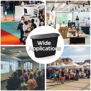 TheDisplayOutlet Portable Pop Up Trade Show Display Podium Counter Image