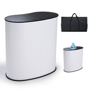 TheDisplayOutlet Trade Show Display Counter Portable Podium Custom Graphic Options, Counter Only Image