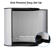 TheDisplayOutlet Portable Trade Show Display Podium Counter II Black Image