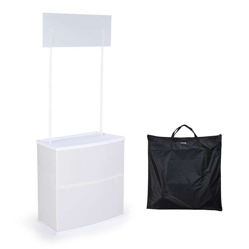TheDisplayOutlet Portable Promotional Counter Banner Stand Trade Show Display Image