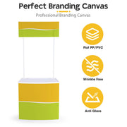 TheDisplayOutlet Portable Promotional Counter Banner Stand Trade Show Display Image
