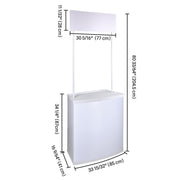 Portable Promotional Counter Banner Stand Trade Show Display