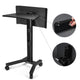 TheDisplayOutlet Podium Stand Mobile Metal Lectern for Church Classroom Image