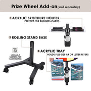 TheDisplayOutlet WinSpin 24" Prize Wheel Round Base Stand Spinning Wheel Image