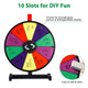Winspin Wheel Tabletop Prize Wheel Dry Erase 15" 10-Slot