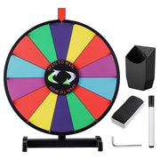 WinSpin Prize Wheel Tabletop Dry Erase Spinning Wheel, 18"