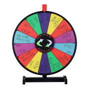 WinSpin Prize Wheel Tabletop Dry Erase Spinning Wheel, 18"