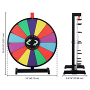 18" Custom Prize Wheel Dry Erase Spin Wheel Tabletop(MOQ 30pcs)