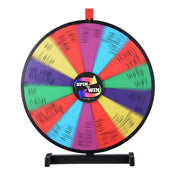 TheDisplayOutlet WinSpin Prize Wheel Tabletop Dry Erase Spinning Wheel 24" Image