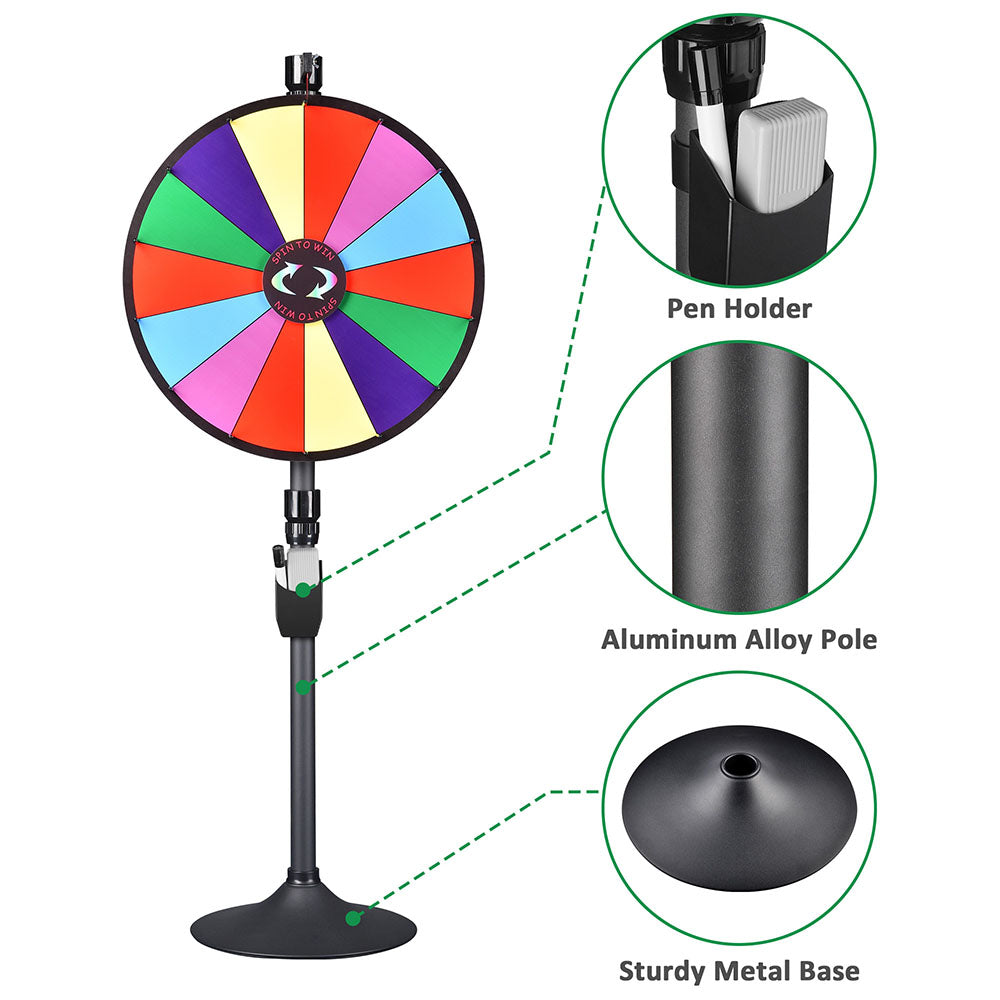 Spin Wheel Game  Tripod Countertop Stand & Clicker