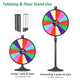 TheDisplayOutlet 24" Prize Wheel with Acrylic Tray 8"x9.5" Image