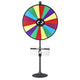 WinSpin Prize Wheel 36" Large Spinning Wheel Round Base Stand