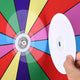 TheDisplayOutlet WinSpin Prize Wheel 36" Large Spinning Wheel Round Base Stand Image
