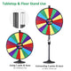 TheDisplayOutlet WinSpin Prize Wheel 36" Large Spinning Wheel Round Base Stand Image
