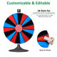 WinSpin 24" Prize Wheel Custom 18-Slot Floor Stand Tabletop
