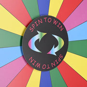 48" Prize Wheel Rolling Stand Trade Show Spin Wheel (Preorder)