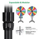 48" Prize Wheel Rolling Stand Trade Show Spin Wheel