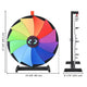 WinSpin Prize Wheel 24" Tabletop Spinning Wheel Dry Erase Oval Base