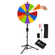 TheDisplayOutlet 24" Portable Modular Prize Wheel with Tripod Stand 12-Slot, Modular Prize Wheel Image