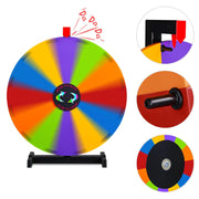 24" Prize Wheel with Customizable Slots(12) Trade Show Promo