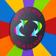 24" Prize Wheel with Customizable Slots(12) Trade Show Promo