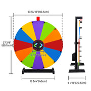 24" Prize Wheel with Customizable Slots(12) Trade Show Promo