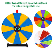 TheDisplayOutlet 24" Prize Wheel with Customizable Slots(12) Trade Show Promo Image