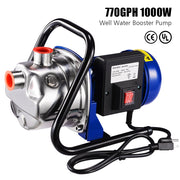TheDisplayOutlet Electric Water Pump Sump Pump Stainless Steel 1.3 HP Image