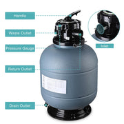 TheDisplayOutlet 3/4 HP Spa & Pool Pump & 16" Sand Filter Above Ground Image