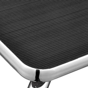 Heavy Duty Steel Step Stool with Handrail Holds 330lbs