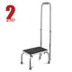 Heavy Duty Steel Step Stool with Handrail Holds 330lbs