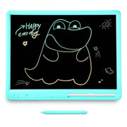 TheDisplayOutlet LCD eWriting Tablet 15in Colorful Doodle Board Stylus, Blue Image